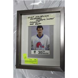 CLINT MALARCHUK GUARANTEED AUTHENTIC AUTOGRAPH