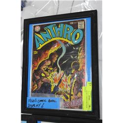 ANTHRO NO. 3 1960'S COMIC BOOK DISPLAY