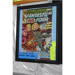FANTASTIC FOUR NO. 172 1970'S COMIC BOOK DISPLAY