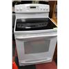 Image 1 : GE PROFILE WHITE CERAMIC TOP STOVE