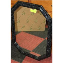 BLACK FRAMED MIRROR