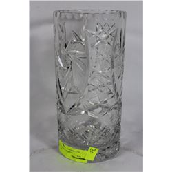 PINWHEEL CRYSTAL VASE