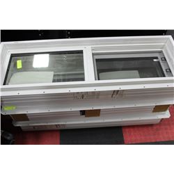 SET OF 3 PVC BASEMENT WINDOWS