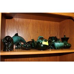 BOX OF ASSORTED BLUE MOUNTAIN POTTERY