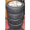 Image 1 : SET OF FOUR 15" X 8" HONDA RIMS WITH TIRES