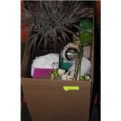 BOX OF SHOWHOME DECORATIONS