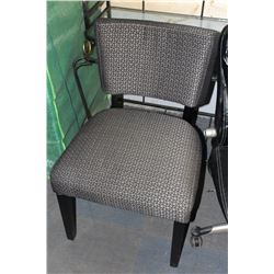 BLACK OCCASIONAL CHAIR