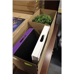 2 BOXES OF SHOWHOME DECORATIONS