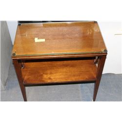 GLASS TOP COFFEE TABLE