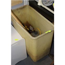 BIN WITH ASSORTED TOOLS