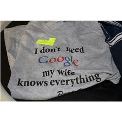 T-SHIRT "I DONT NEED GOOGLE MY WIFE KNOWS IT ALL"
