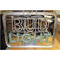 BUD LIGHT NEON SIGN WORKING BUT "BUD" DOES NOT