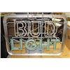Image 1 : BUD LIGHT NEON SIGN WORKING BUT "BUD" DOES NOT