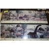 Image 1 : PAIR OF "THE AGE OF REPTILES" PICTURES