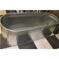 LARGE METAL TROUGH