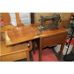 CABINET MOUNTED NATIONAL SEWING MACHINE