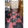 Image 1 : DECORATIVE BLACK W/ BROWN SHADE FLOOR LAMP