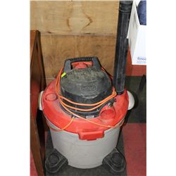 5HP RIDGID SHOP VAC WITH ACCESSORIES - 45L(12GAL)