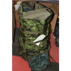 CAMO SLEEPING BAG, BUG SCREEN, BLANKET & WIND
