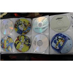 BINDER OF 210 DVD'S