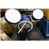 Image 1 : YOUNGSTERS DRUM SET WITH STOOL AND DRUM STICKS