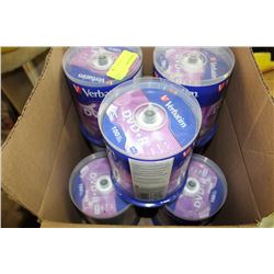 7 PKS OF 100 DVD-R'S
