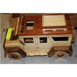 HANDMADE WOODEN HUMMER