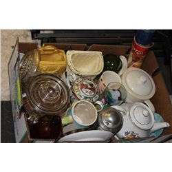 BOX OF VINTAGE CHINA