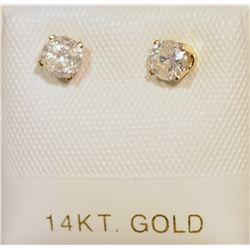 14KT GOLD DIAMOND (0.44CT) EARRINGS