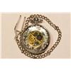 Image 3 : MECHANICAL POCKET WATCH W/ SEE-TROUGH MOVEMENT