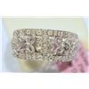 Image 1 : STERLING SILVER DIAMOND (0.45CT) RING