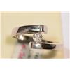 Image 1 : 14KT WHITE GOLD DIAMOND (0.20CT) RING