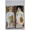 Image 1 : PAIR OF COLLECTOR'S PORCELAIN DOLLS