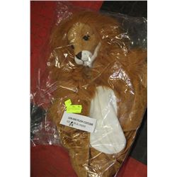 LION KING PLUSH COSTUME SIZE: 2-4 YRS