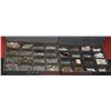 Image 1 : 2 NUT & BOLT METAL STORAGE BINS WITH CONTENTS