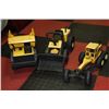 Image 1 : SET OF 3 METAL TONKA TRUCKS