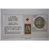 Image 1 : 1939 CANADA SILVER DOLLAR AND STAMP