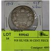 Image 1 : CANADA 1918 SILVER 50 CENT PIECE