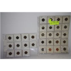 31 CANADA PENNIES 1921-1963