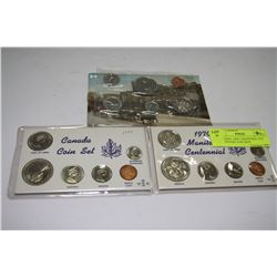 3 ASSORTED COIN SETS: