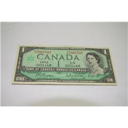1967 CENTENNIAL CANADA ONE DOLLAR BILL