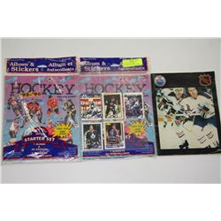 LOT OF 5 SIGNED MIKE KRUSHELNYSKI HOCKEY CARDS,