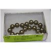 Image 1 : BROWN SEA SHELL PEARL BRACELET - 10MM