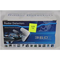 NEW 360 DEGREE FULL BAND RADAR/LASER DETECTOR