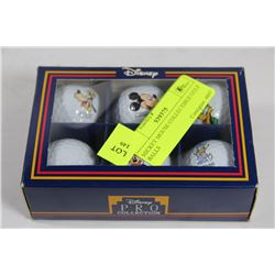 MICKEY MOUSE COLLECTIBLE GOLF BALLS