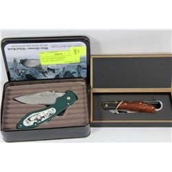 TWO DUCKS UNLIMITED COLLECTIBLE KNIVES