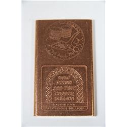 1/2 POUND .999 FINE COPPER BAR