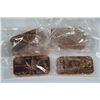 Image 1 : 1 OZ .999 FINE COPPER CAPOWNS BARS X6