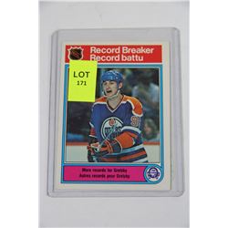 WAYNE GRETZKY #1 RECORD BREAKER 1982 O PEE CHEE