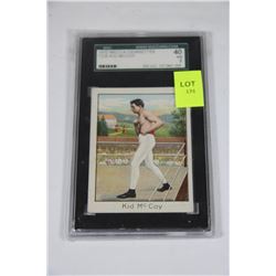 1910 MECCA CIGARETTES KID MCCOY BOXING CARD